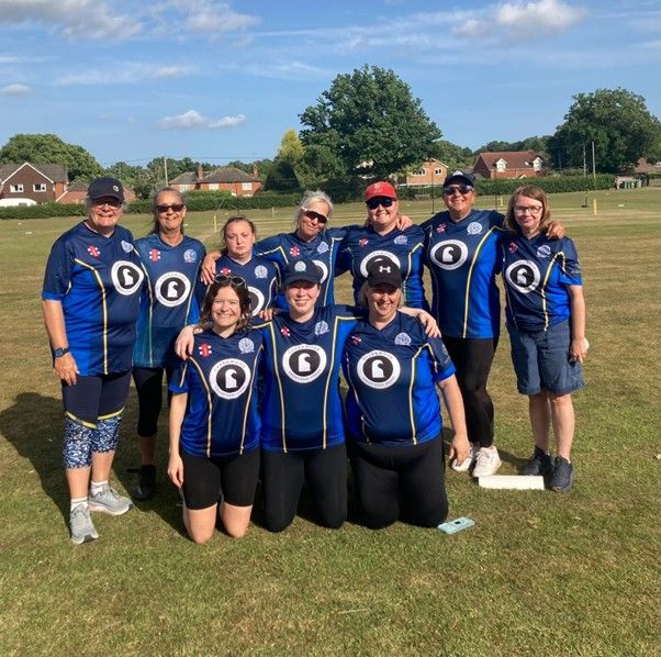 Ladies softball XI (after Wellow Tournament success)
